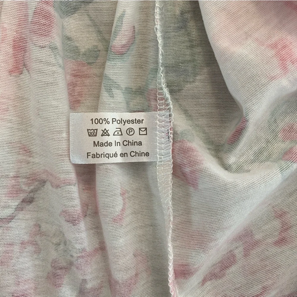 Show Me Your Mumu Pink Floral Short Sleeve Robe - Picture 7 of 7